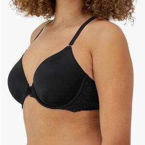 Maidenform Full Coverage Racerback Bra with Lace Trim